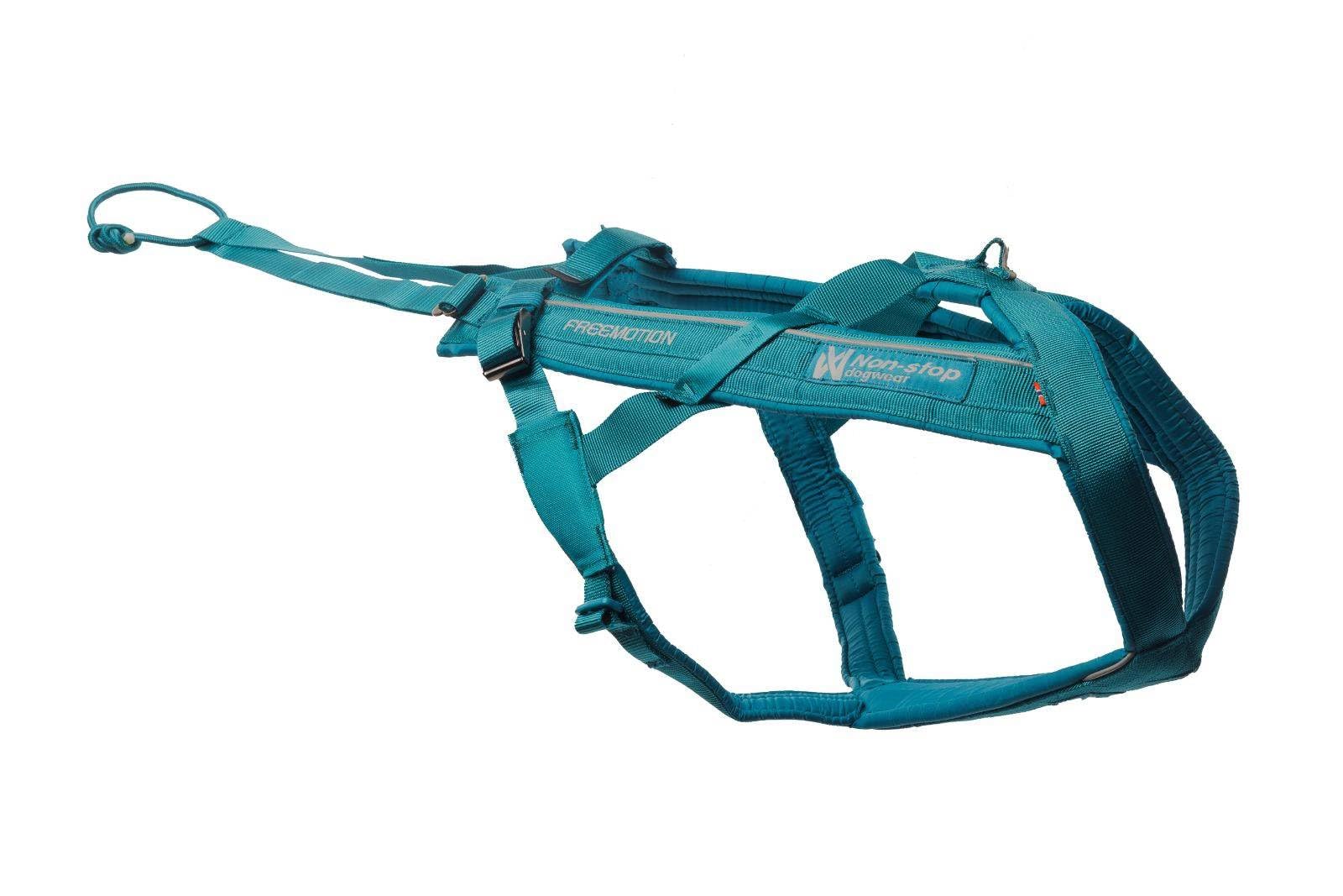 Non-Stop Dogwear Freemotion Harness 5.0 - Teal - Size 6