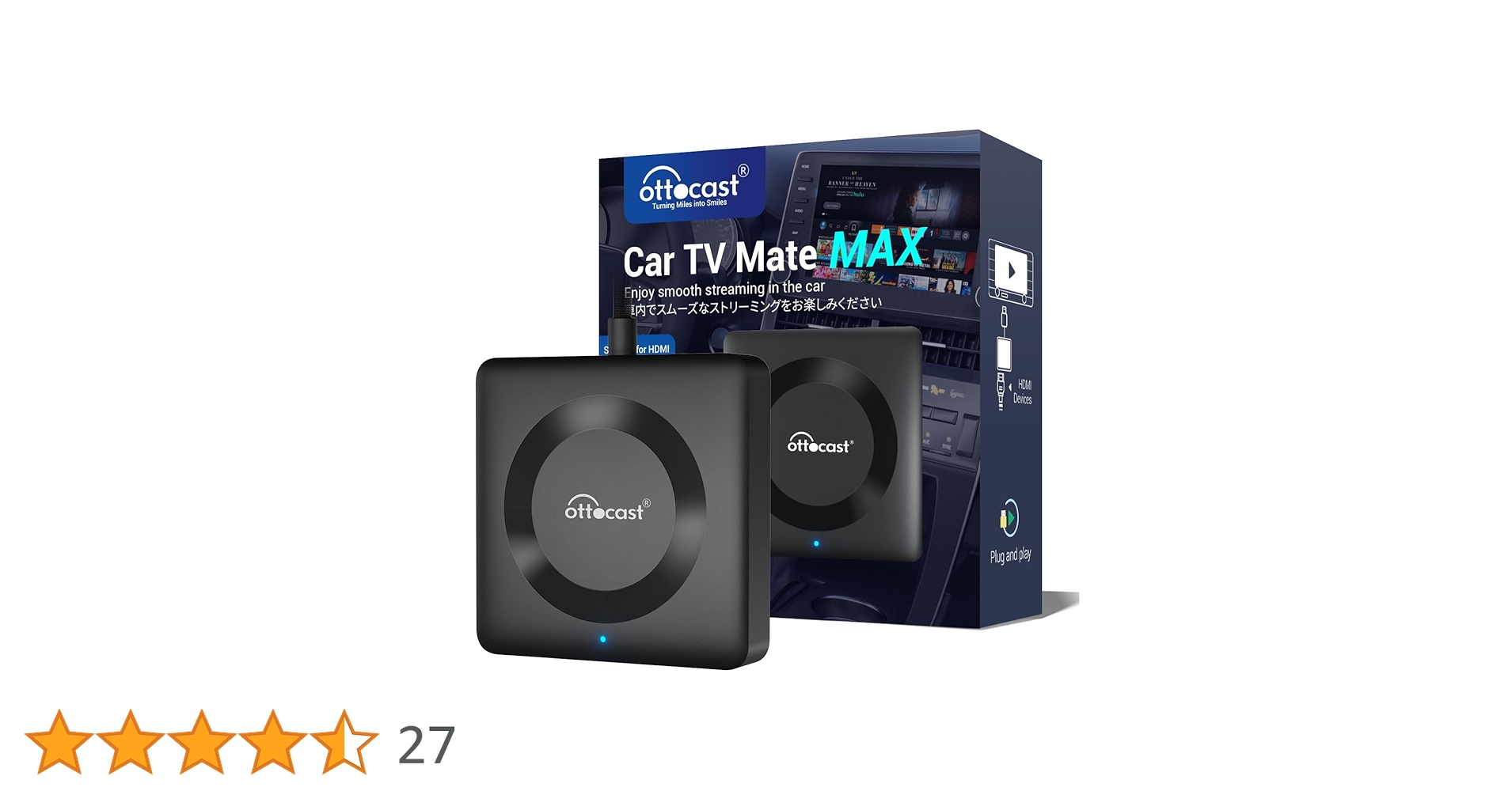 7【日本正規品】オットキャスト Ottocast Car TV Mate Max オットキャスト カーテレビメイトマックス Ottocast Car tv mate
