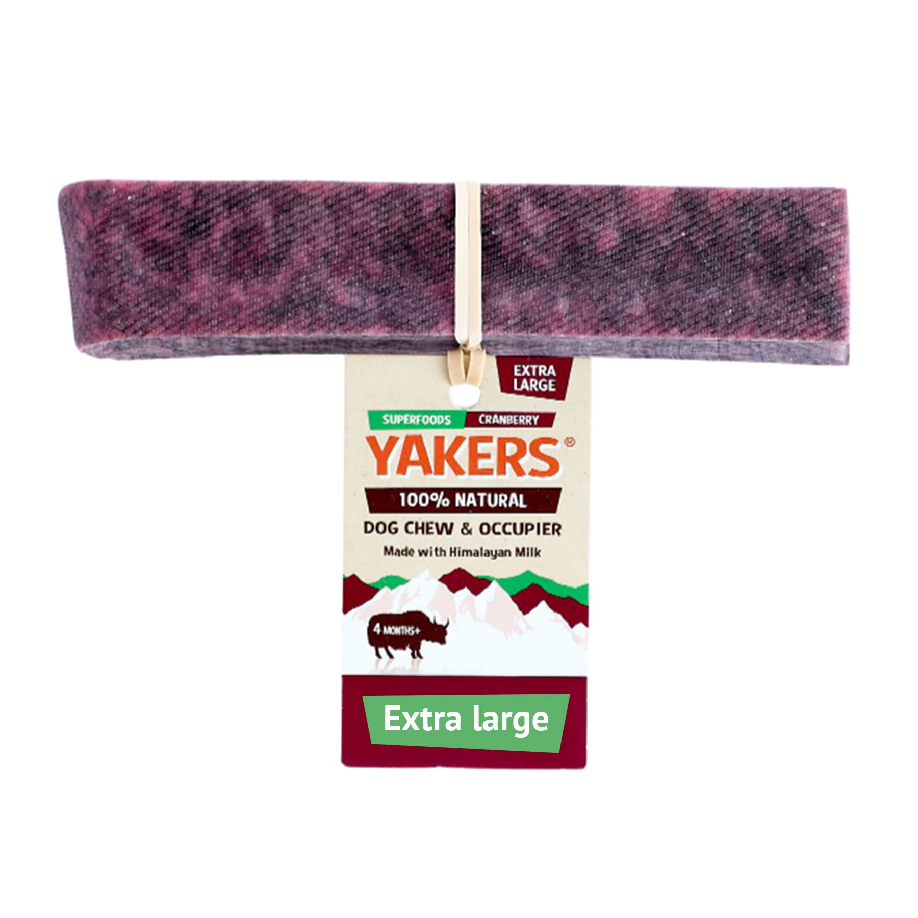 YAKERS Cranberry Dog Chew Extra Large