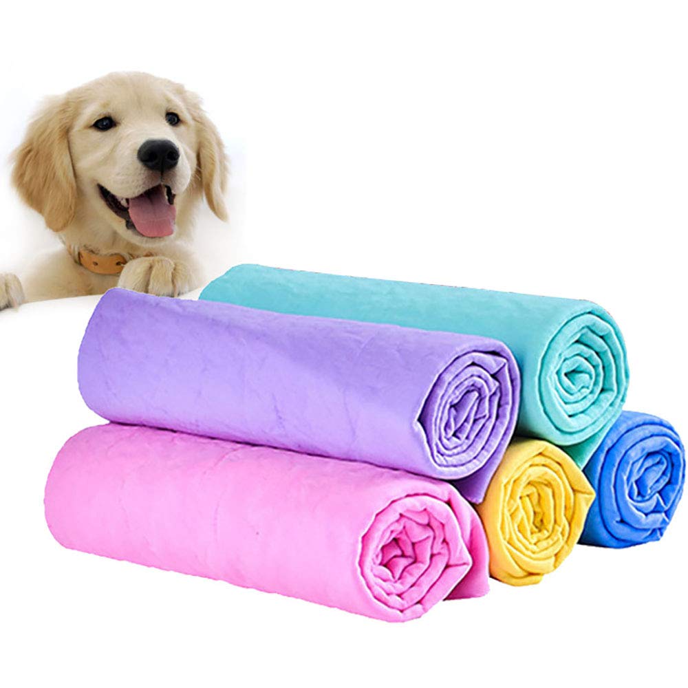 Serviette de Bain à Séchage Rapide Serviette pour Chien pour Chiens et Chats, Super Absorbant Serviette pour Chien pour Animaux de Compagnie