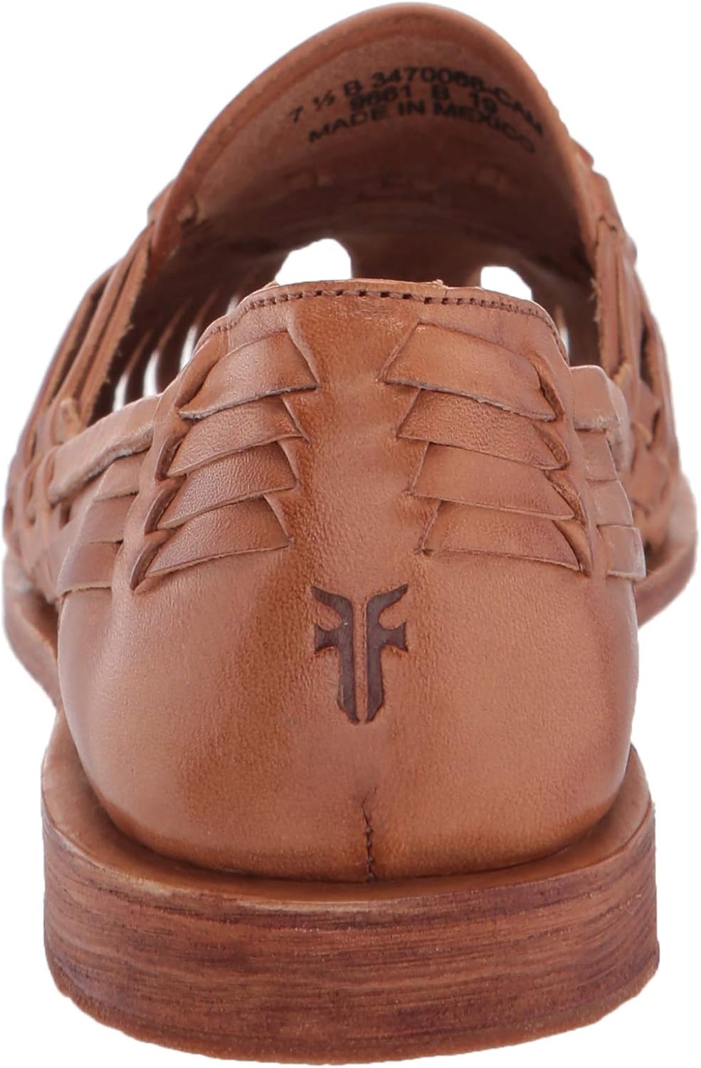 FRYE Women's Heather Hurache Flat 5.5 Camel