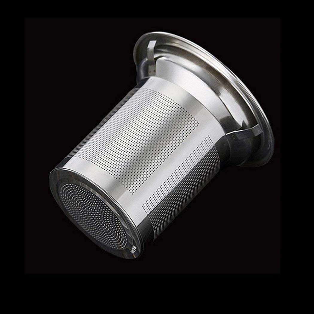 Teiera di Vetro 350 ml PLUIESOLEIL con Vetro Filtro in Acciaio Inox Inserto
