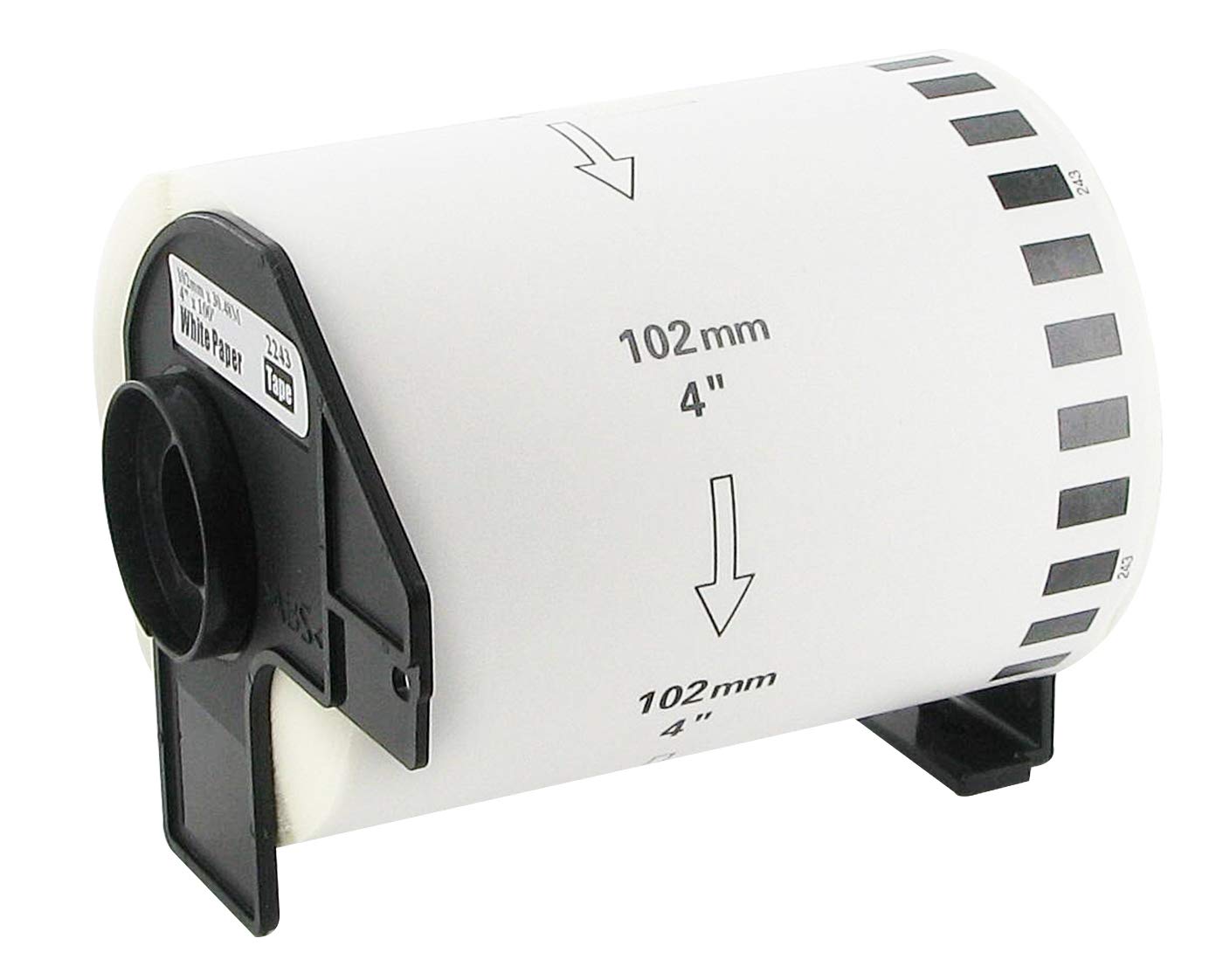 Bubprint 30 Etiketten kompatibel mit Brother DK-22243 102mm x 30,48m