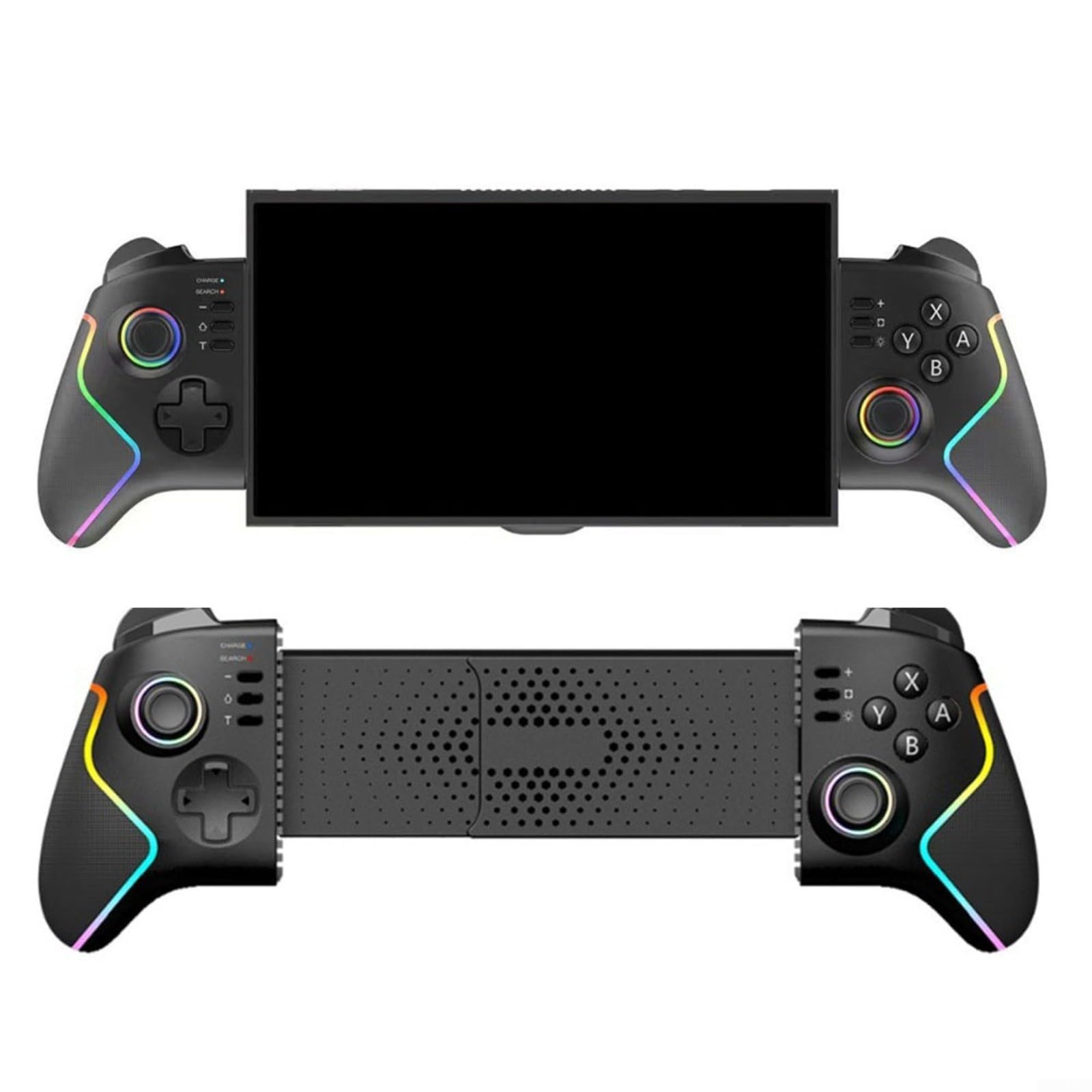 Lapiglo Hall Effect Wireless para Pro Controller Switch 2, Gamepad ergonómico 600 mAh 10 horas de reproducción y vibración, diseño negro
