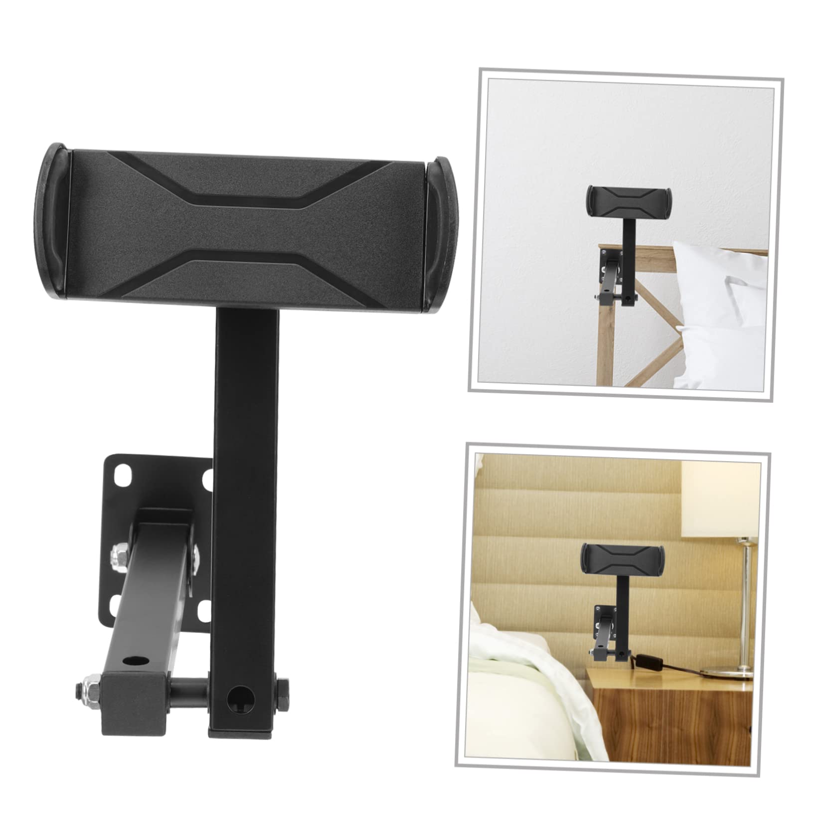 Hemobllo Supporto Da Parete Per Telefono Supporto Per Telefono Senza Forature Design Girevole Per Riporre Cellulare Adatto Per Cucina Ufficio e Soggiorno