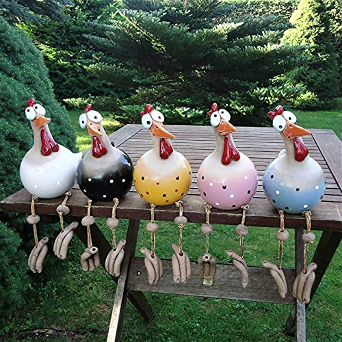 Keramik Huhn Gartendeko Huhn Deko Tierfigur Gartenstecker Keramikfigur Handarbeit Ornament Gartendeko Handarbeit Gartenstatue Dekorative Henne Huhn Gartenstecker Gartenfigur Gartendekoration Huhn – Bild 4