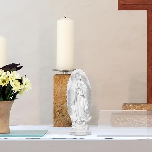 Miniatura 9 de DECHOUS Estatua de la Virgen Escultura de Resina al Aire Libre Estatua Católica Jardín Estatua de Resina Ornamento