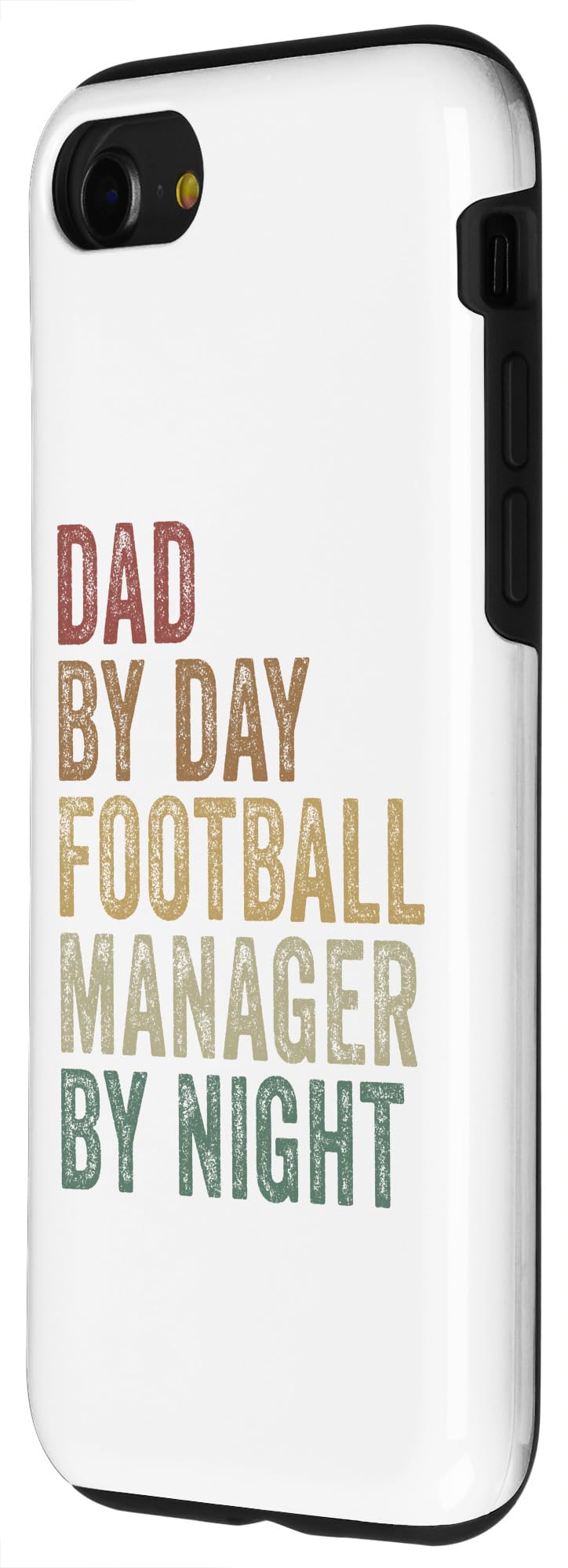 iPhone SE (2020) / 7 / 8 Dad By Day Football Manager By Night Funny Sports Dad Case - Image 2