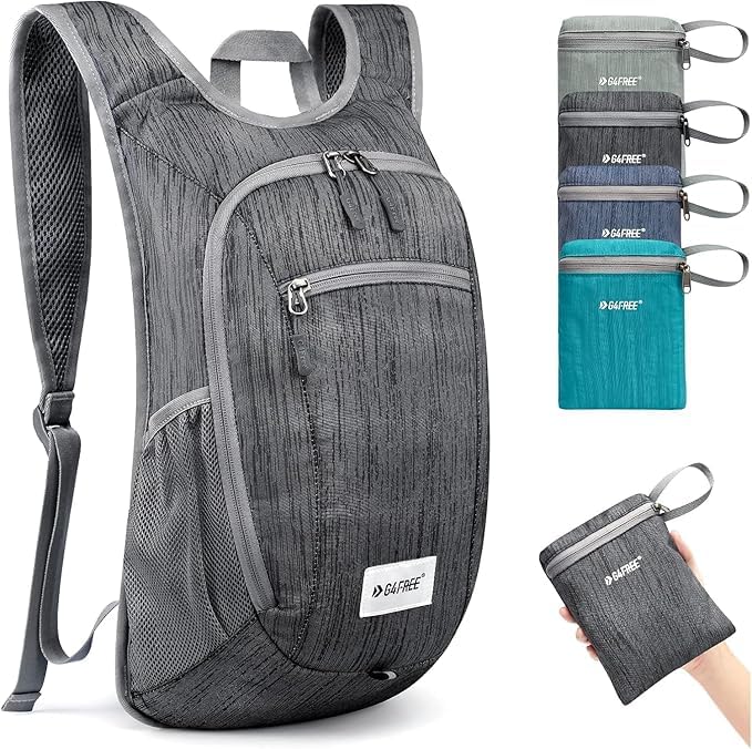 Mochila G4Free plegable ligera para senderismo 10L/15L miniatura 1