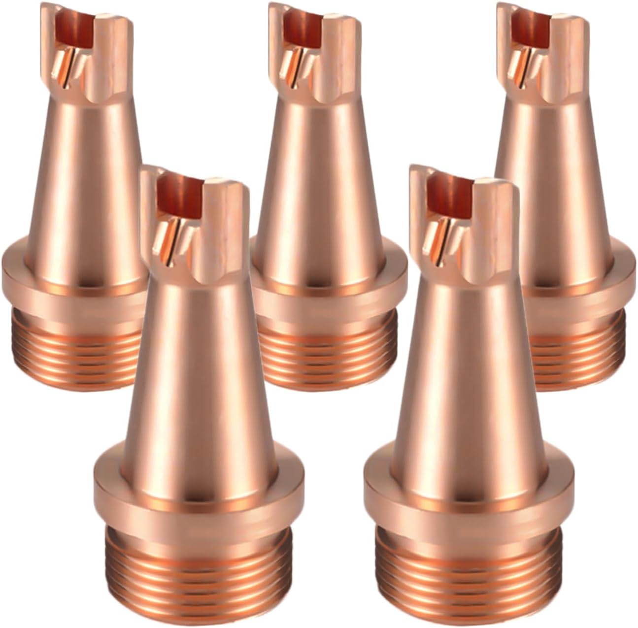 MCWlaser 5 Pcs Laser Welder Nozzle Tip Kit FS-16 Copper Nozzles for Portable Laser Welding Gun Laser Welder Head Laser Welding Machine