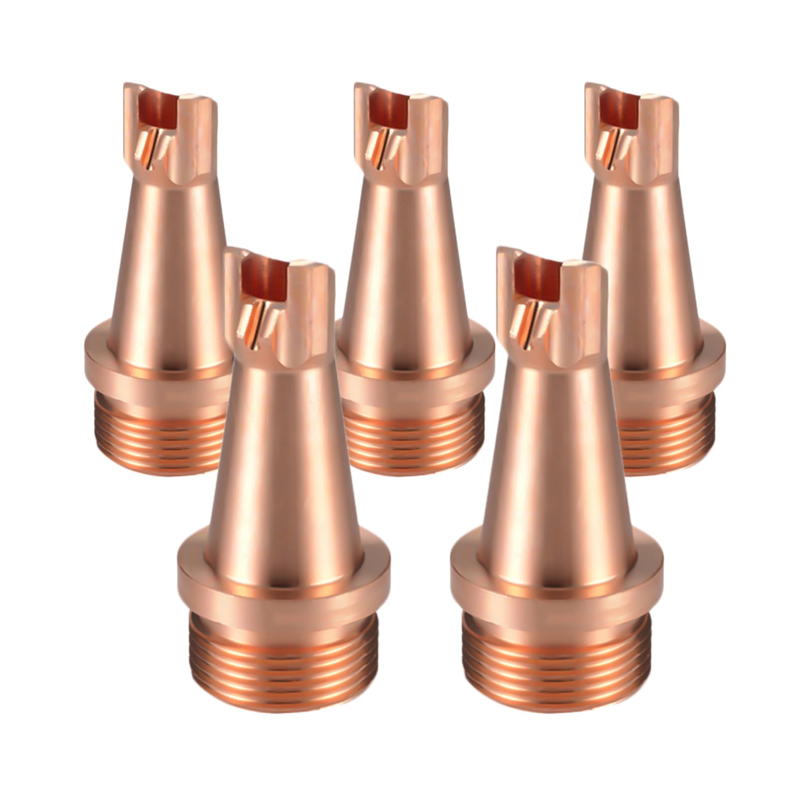 MCWlaser 5 Pcs Laser Welder Nozzle Tip Kit FS-16 Copper Nozzles for Portable Laser Welding Gun Laser Welder Head Laser Welding Machine