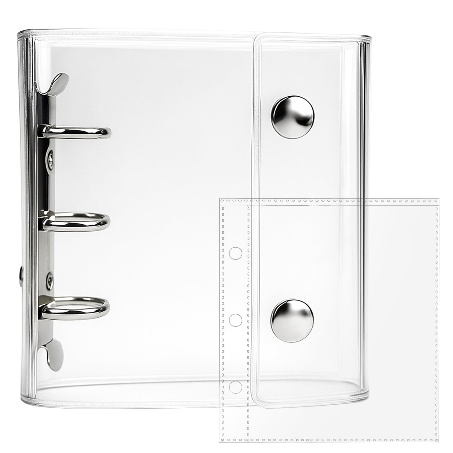 Amazon.co.jp: Hueapion シール帳 透明 女の子 はがせる A8