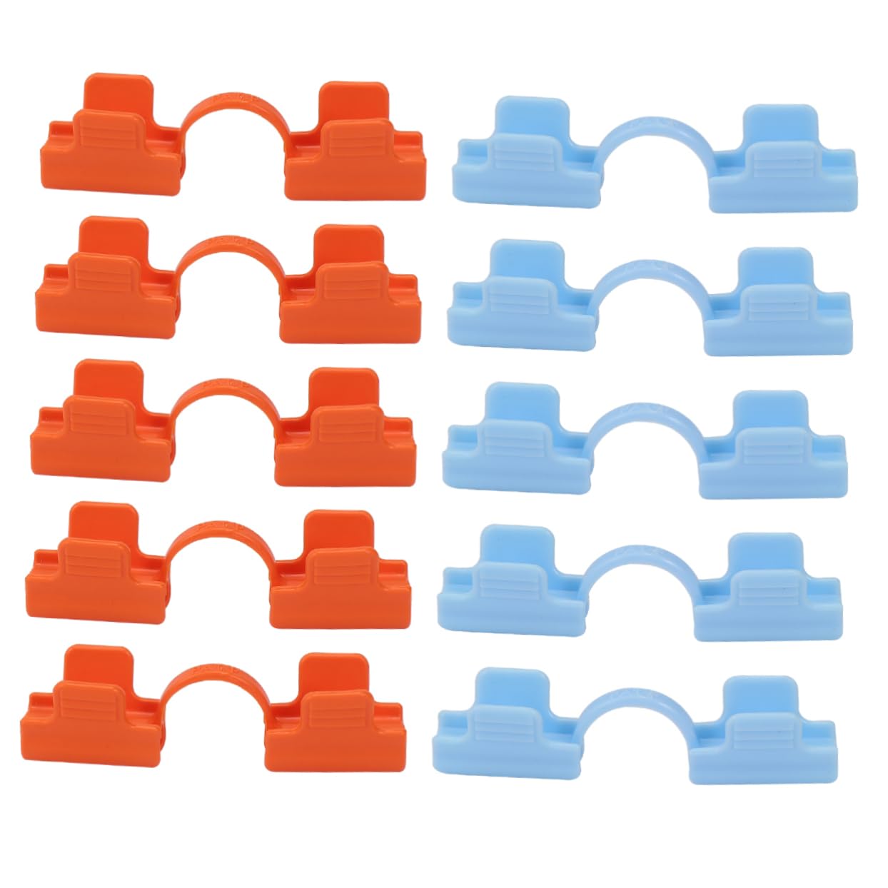 Balacoo 10Pcs Greenhouse Film Frame Clips Durable Fixing Clamps for Sunshade Net Vegetable Cover and Plant Protection Compatible with Pipe Easy to Install Strong Grip