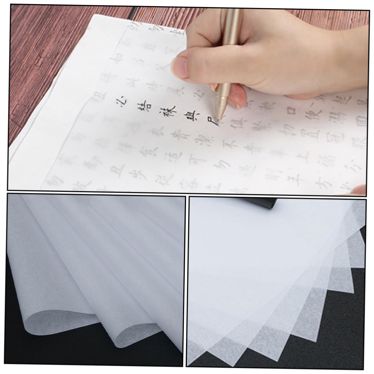 ULDIGI 4 Pack Calligraphy Ink Writing Paper 400 Sheets Tracing Paper Pad for Writing