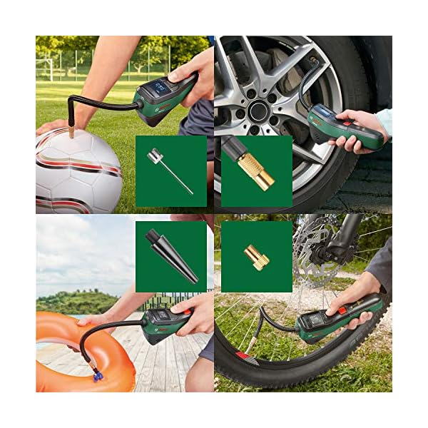 compresor de aire a batería (batería de 3.0 Ah, 3.6 voltios, 150 psi, 10.3 bar) - Imagen 3