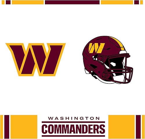 Miniatura 10 de Rico Industries NFL - Vaso clásico de fútbol americano de doble pared, 16 oz o 20 onzas, tapa W