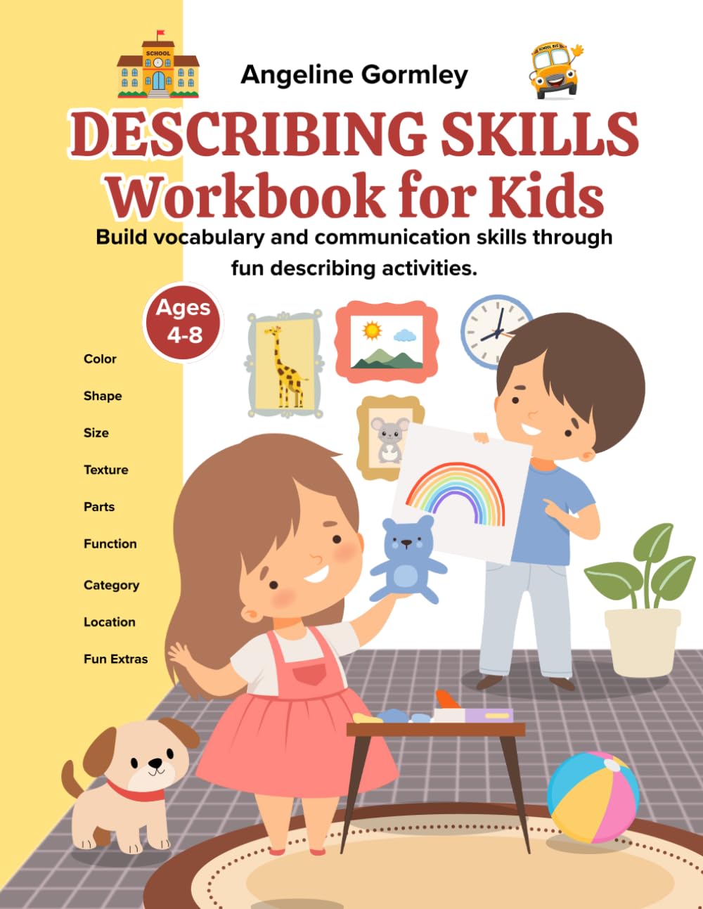 Describing Skills Workbook for Kids: Build Vocabulary, Sentence Expansion, and Communication Skills