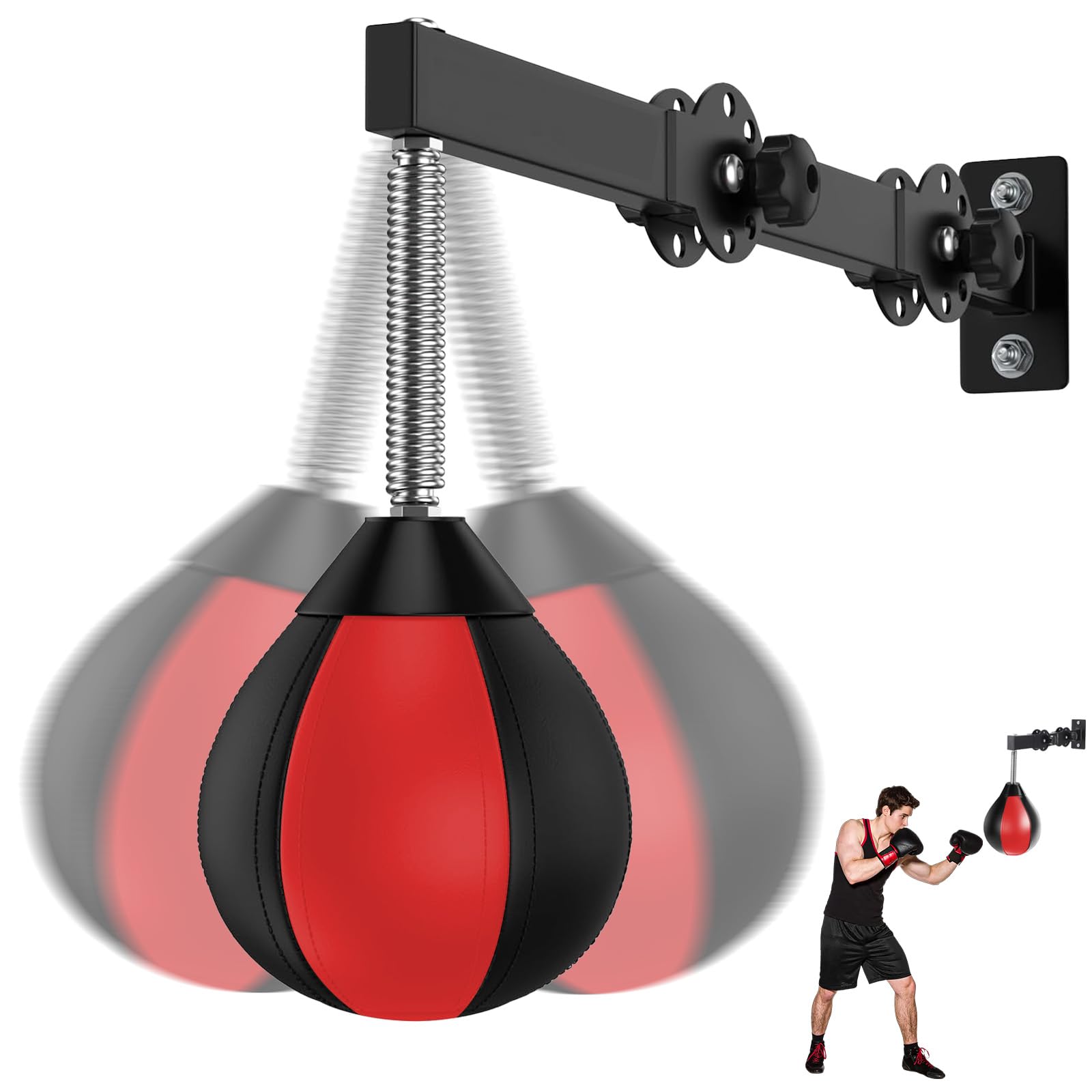 Punchingball, Boxbirne Hängend, Boxball für Speed Training, Punching Ball für Reflexe