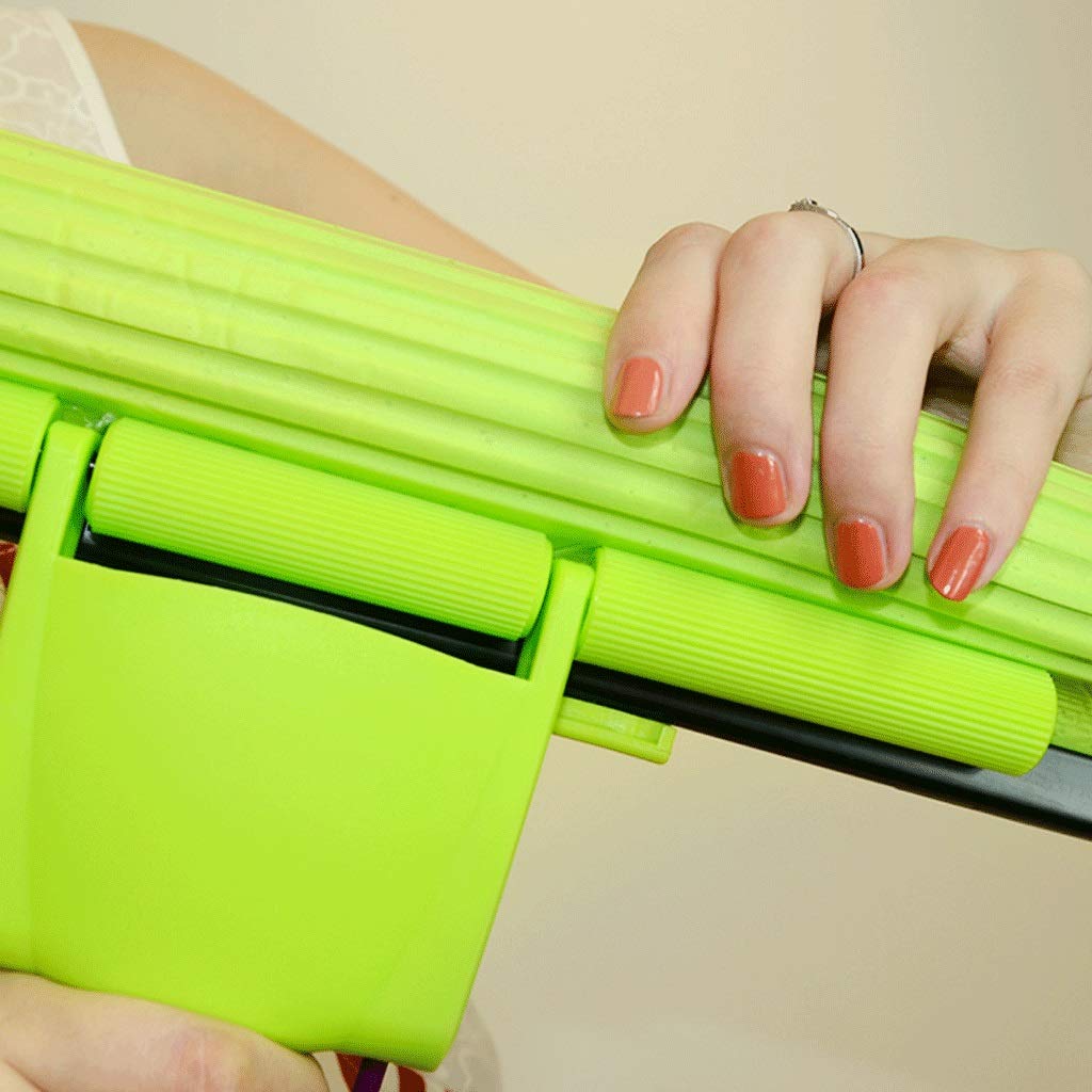 Fregona de Esponja de PVA para el hogar de Cocina, fregona de Esponja de Espuma de PVA con Rodillo cuádruple súper Absorbente, Limpiador de Pisos Multiusos Verde
