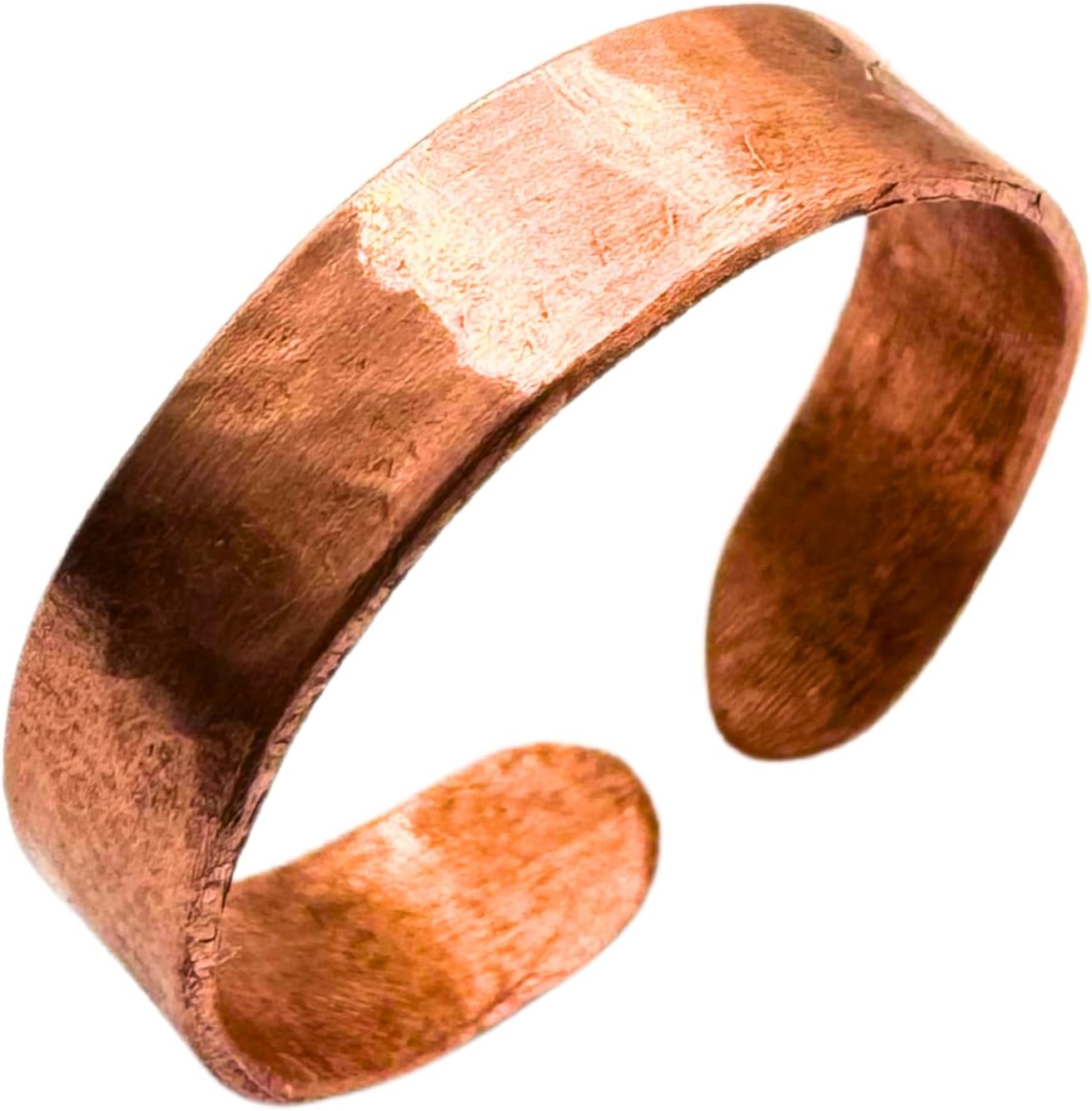 Antica Fucina Rho® Anello Regolabile in Rame Puro | Fine ed Essenziale – Spessore del meta