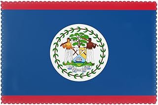 Placemats for Dining Table Set of 6 WHJSHOP Belize Flag Prints Hotel Family Banquet