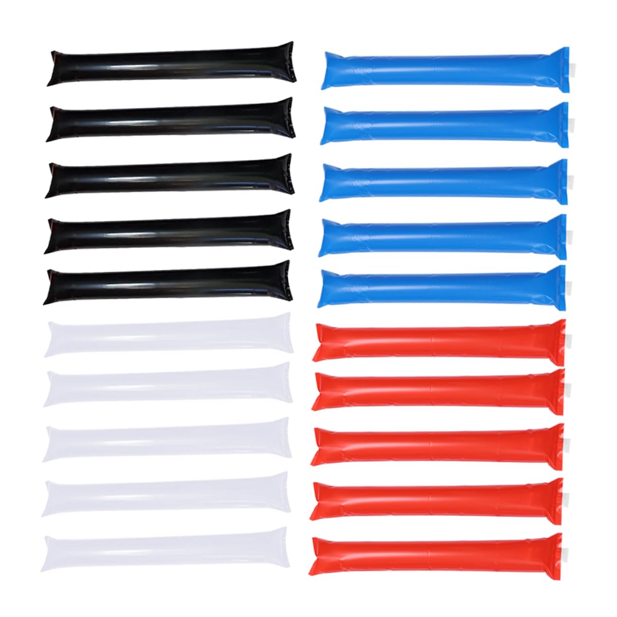 Kisangel 48pcs Inflatable Cheering Sticks Sticks for Concerts Sports Events and Competitions Lightweight Safe and Fun Party Favors