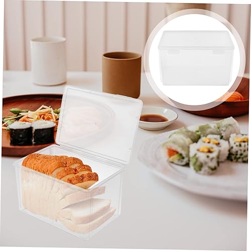Miniatura 8 de Recipiente hermético para almacenamiento de pan para cocina, contenedor de pan organizador de pan para frescura, caja de pan para refrigerador y