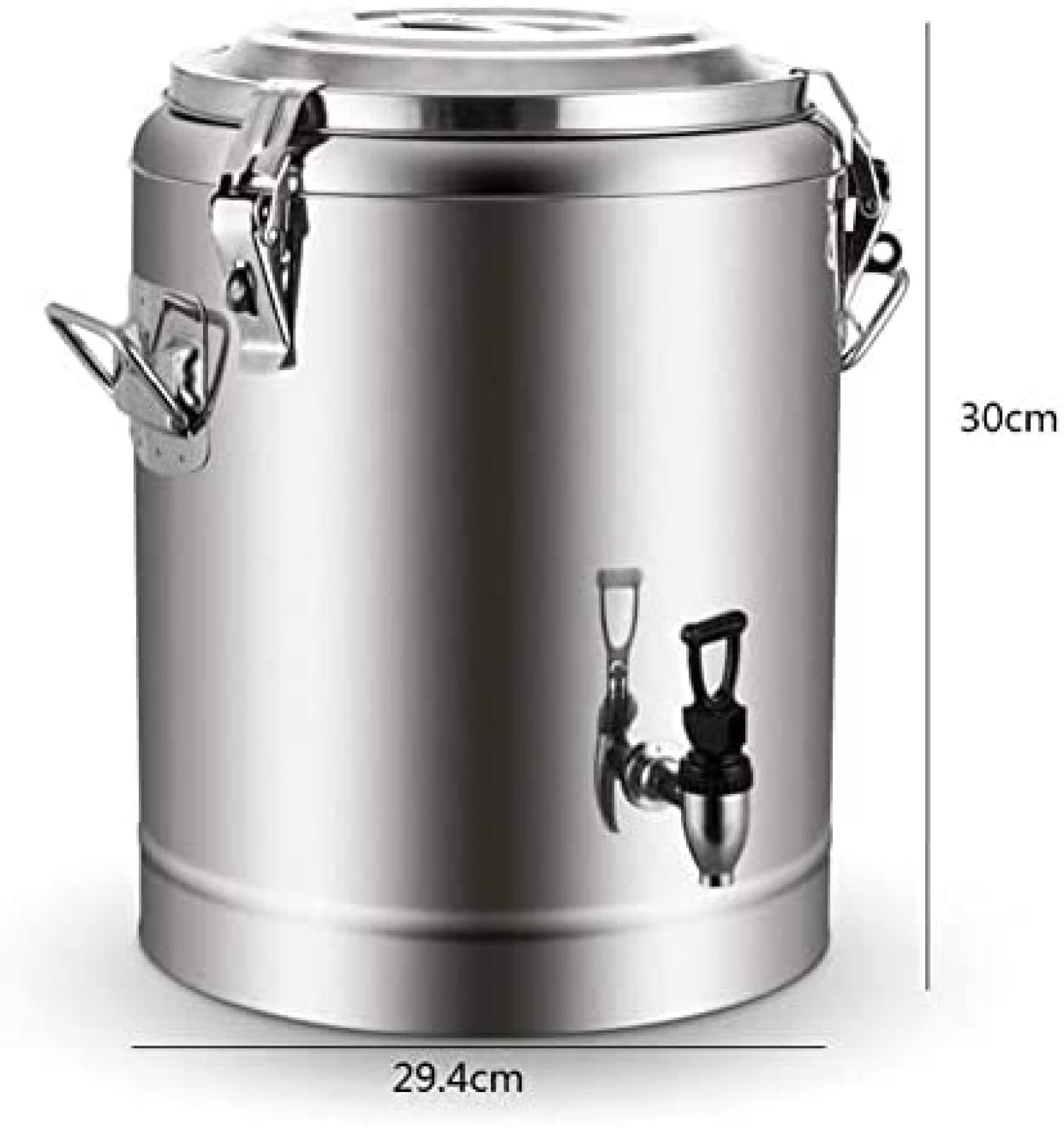 Dispenser per Bevande Isolato in Acciaio Inox, Contenitore Thermos con Rubinetto Isolamento Caldo E Freddo per 20 Ore - per tè, Acqua, caffè, Bevande Ghiacciate,10L