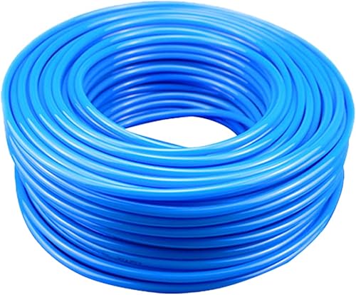 Manguera neumática de aire PU, tubería de compresor de aire, tubería de poliuretano para fluido, transmisión de gas 0.394 inx0.256 in 32.8ft 32.8 ft