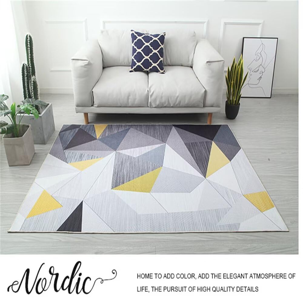 Teppich Schlafzimmer Groß Sofa, Schlafzimmer, Wohnzimmer Dekoration, rutschfest, Schmutzabweisend, Waschbar Schlafzimmer Möbel Schwarz Baby Teppich Dekoration Modern Teppich Schlafzimmer Groß