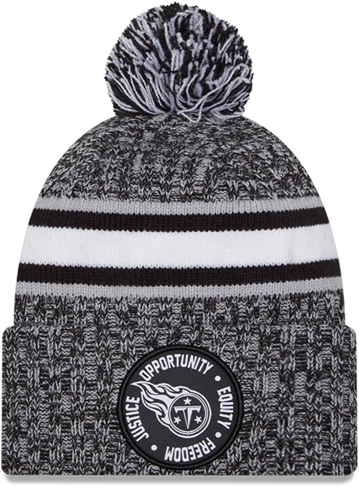 New Era Men's NFL 2023 Inspire Change Cuffed Knit Hat with Pom