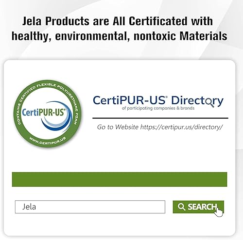 Miniatura 9 de jela Sofá infantil certificado de seguridad, sofá suave para niños con funda lavable a máquina, juego de construcción de fuerte de espuma gruesa