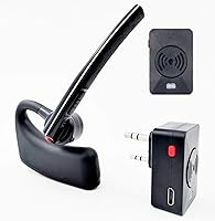 Vista 1 de radtel Walkie Talkie Bluetooth Headset, Bluetooth Earpiece with Noise Cancelling Mic, Compatible RT-470X BaoFeng Kenwood Quansheng Radios uv-k5