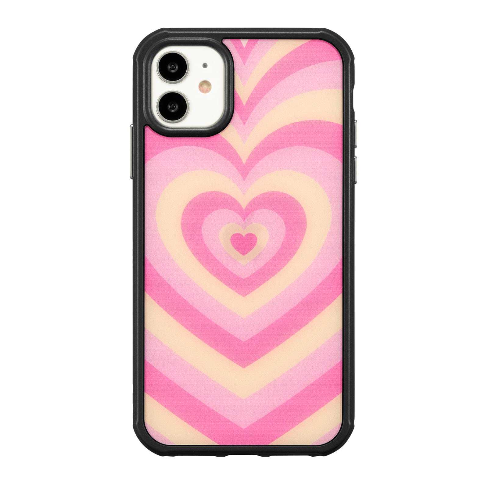 EYZUTAK - Funda Para IPhone 12 De 6.1 Pulgadas, Forma De Marco De Ondas Rizadas, Color Sólido, Transparente, Suave, A Prueba De Golpes, Vidrio, No