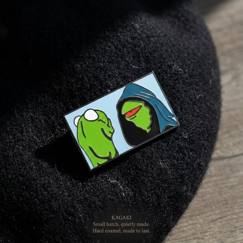Cute Frog Enamel Pin Funny Frog Brooch Lapel Pin for Backpacks Jackets Hats Bags Kawaii Gift image 5