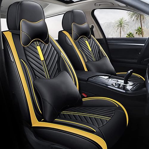 Miniatura 9 de Juego de fundas de asiento de automóvil para XC40 2019-2022, de cuero para banco dividido delantero y trasero de 5 asientos XC40, protectores de