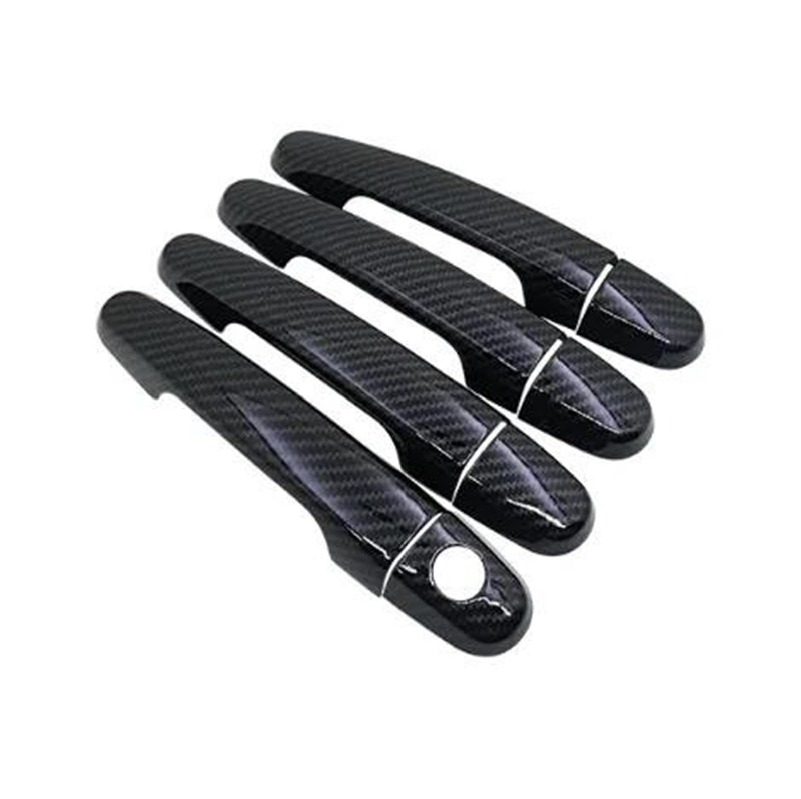 Kjhopy Style 3 Car Door Handle Protective Cover Decorative Accessories For Prius Xw20 2003-2009 2004 2005(Style 3)