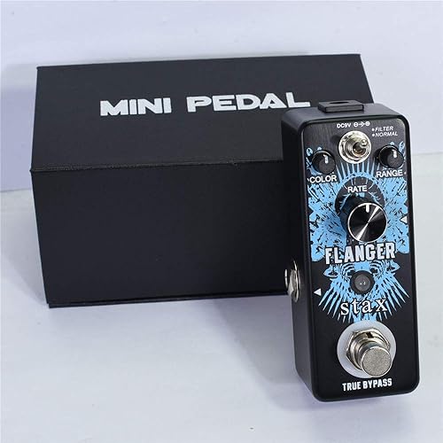 Vista 70 de Stax Pedales de efectos de compresor. Sonido clásico de compresión óptica. Ataque suave y atenuación. Conservando el transitorio de la señal Línea