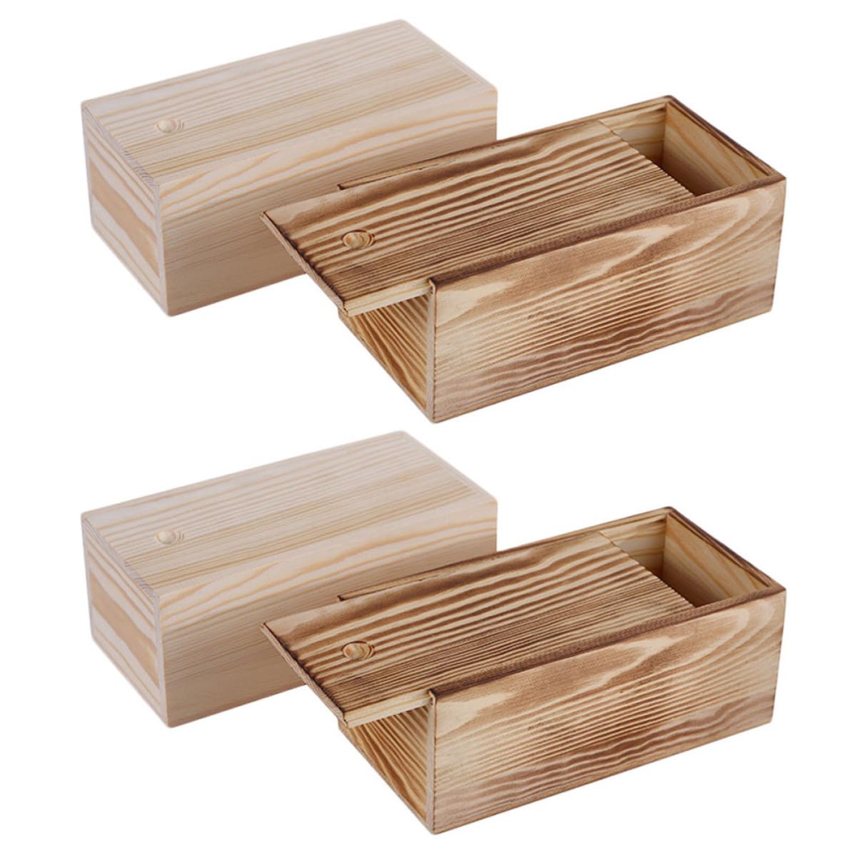 Boîtes de rangement en bois pour bijoux grande capacité et coffret résistant