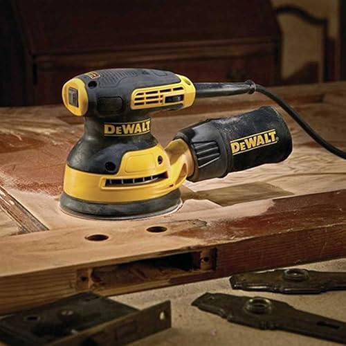 Miniatura 7 de DEWALT Lijadora de órbita aleatoria, velocidad variable, 5 pulgadas (DWE6423), fuente de alimentación eléctrica con cable
