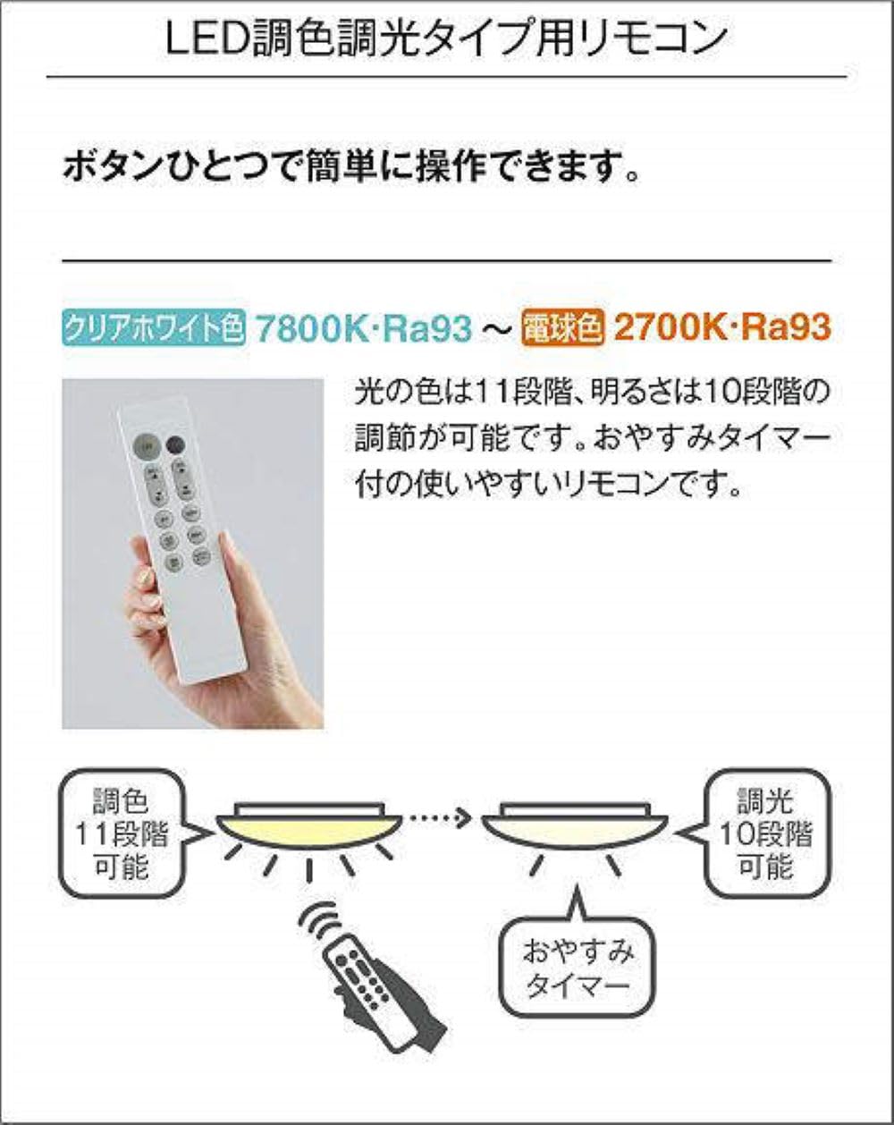 Amazon | 大光電機 DAIKO LED和風シーリングライト LED内蔵 調色調光