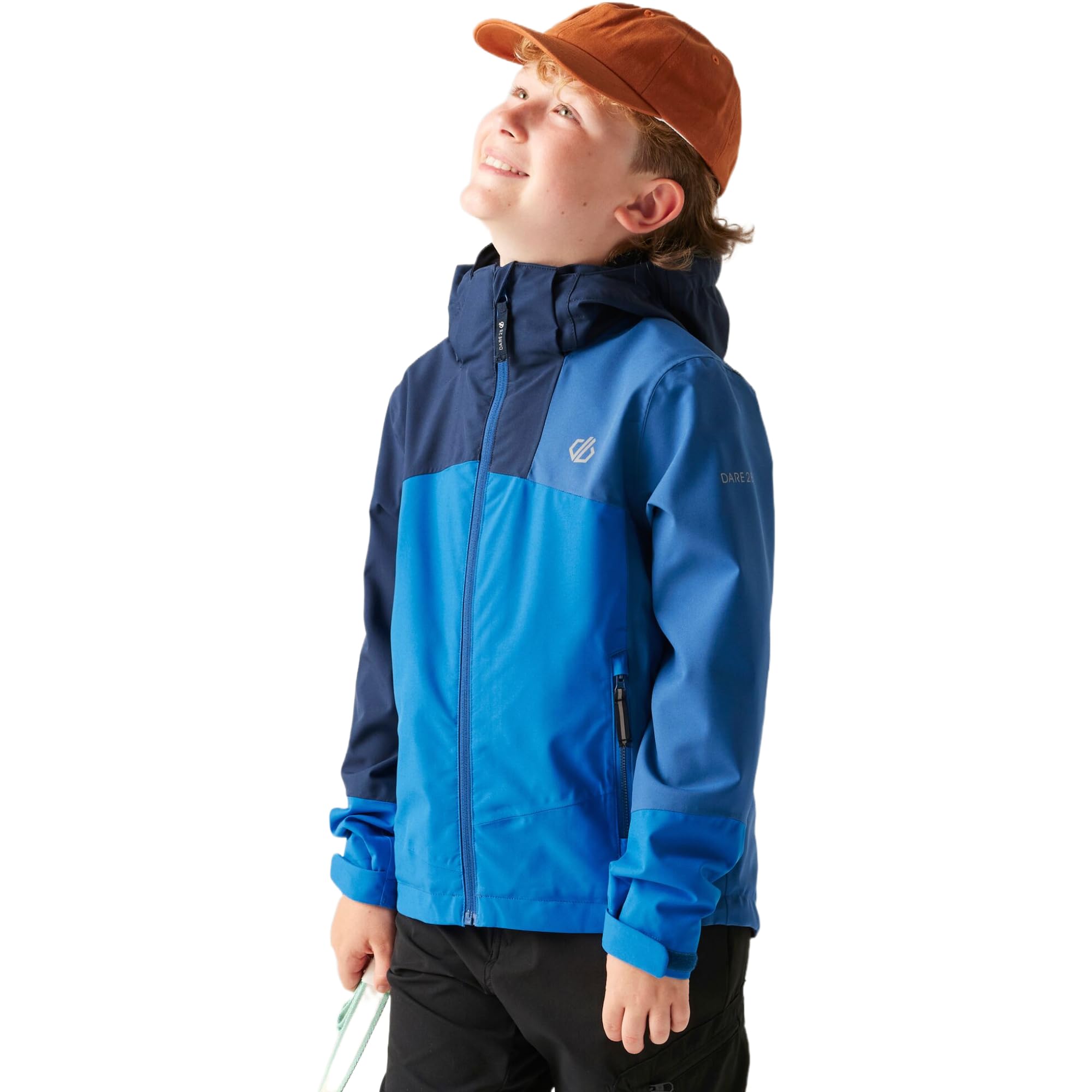 Dare2b Kids Unisex Explore III Hiking Jacket, Waterproof Breathable Walking Coat