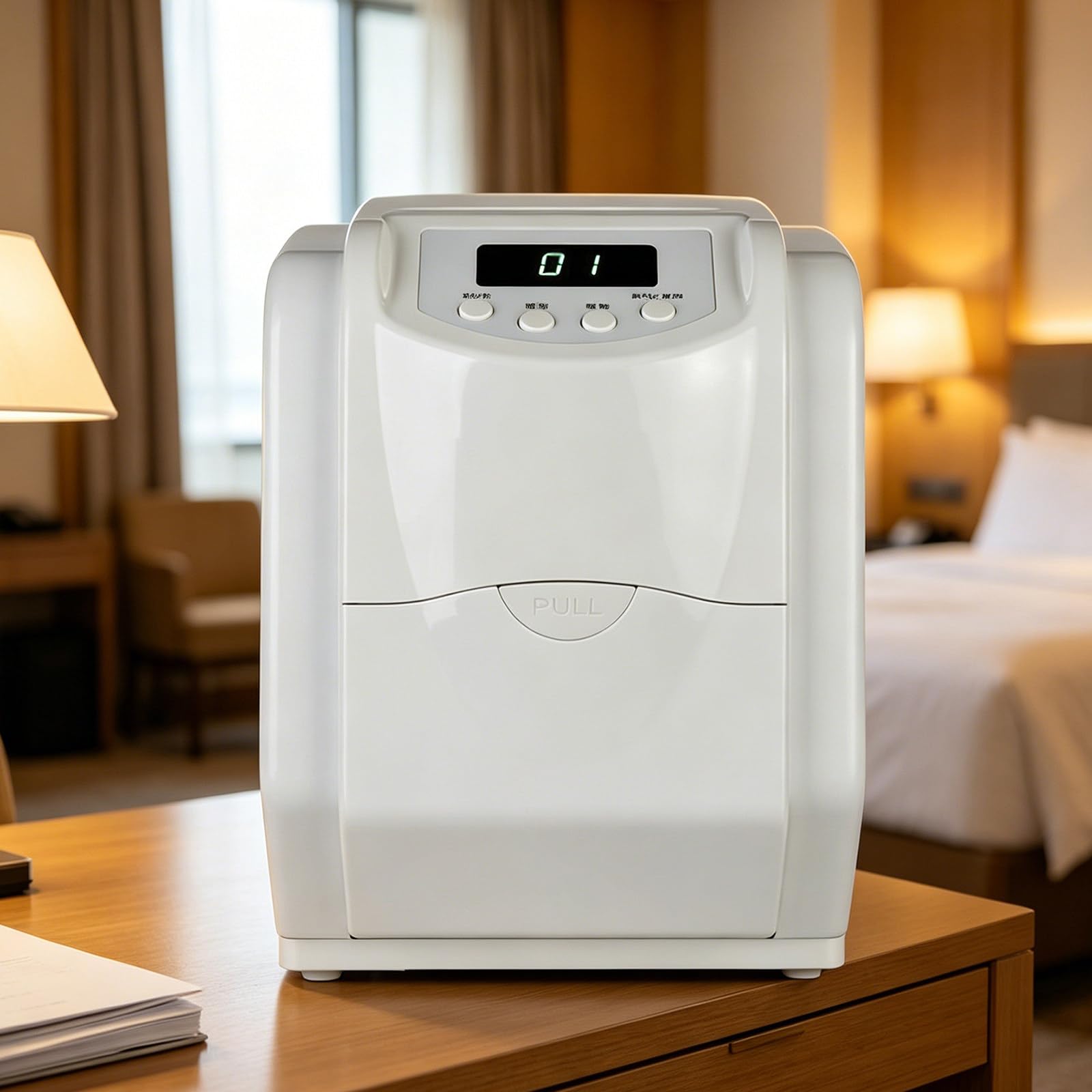 Dispenser di salviette riscaldanti per Il Viso, scaldasalviette monouso, Riscaldamento rapido in 5 Secondi per Spa, casa e Salone, per Routine di Cura della Pelle Versatili. (A)