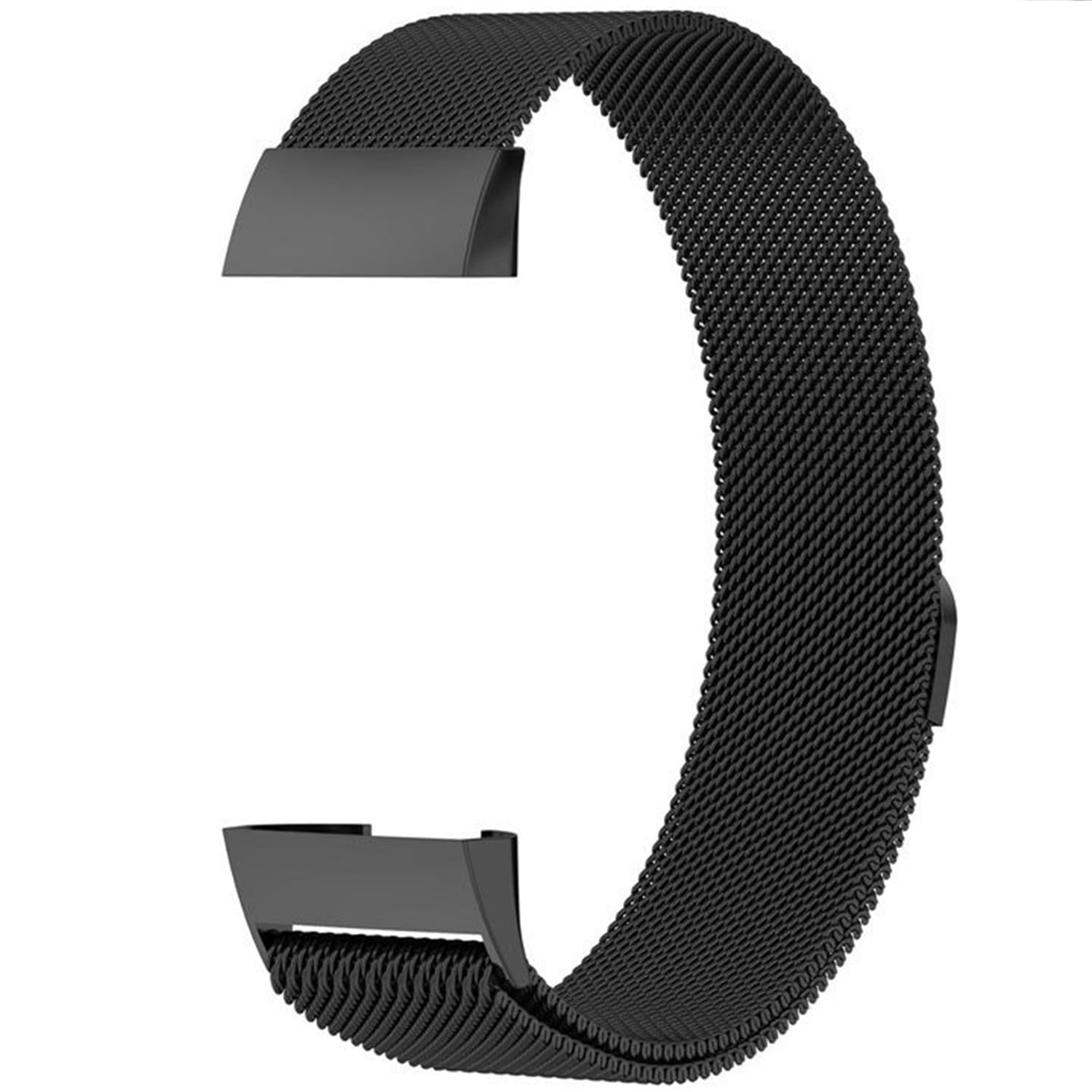 TASLAR Bands Band Metal Mesh Loop Adjustable Stainless Steel Magnetic Clasp Wristbands Compatible with Fitbit Charge 4 / Charge 4 Special Edition/Charge 3 / Charge 3 SE (Black) (B0D96Z21K6) Amazon Price History, Amazon Price Tracker