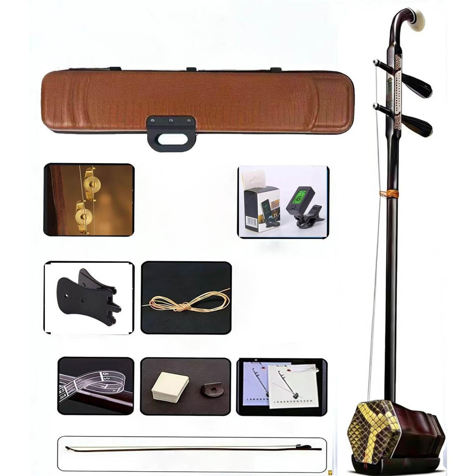 Anfänger Erhu Professioneller Ebenholz-Erhu