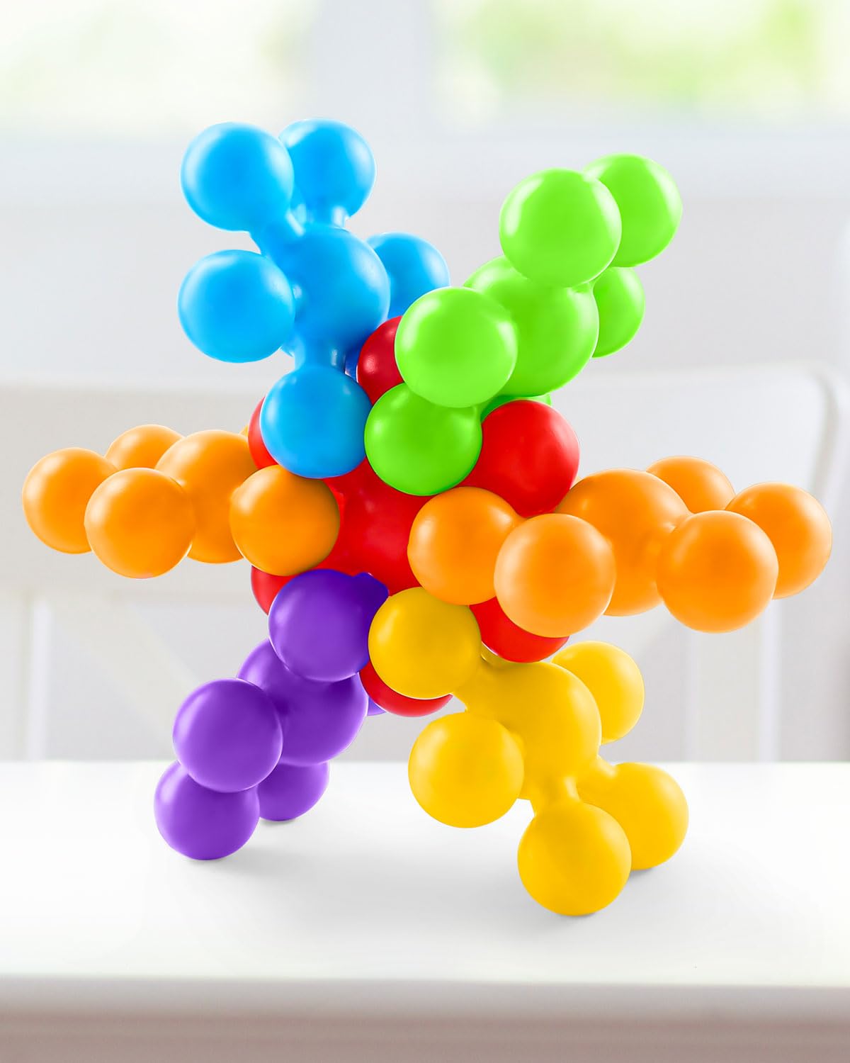 Play Nation Premium 12 Pcs Star Links Interlocking Building Blocks | Learning & Educational Toys for 6 Months+ Babies & Kids | Colorful Construction Blocks for Girl/Boy | STEM Toys for Preschool Kids-image-24