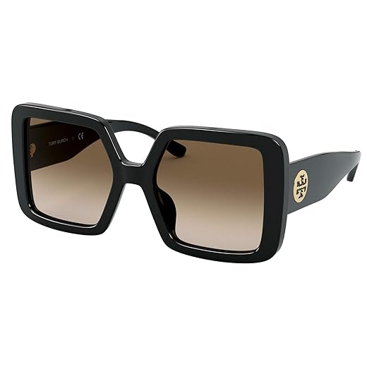 Tory Burch TY7154U Women's Sunglasses Black/Smoke Gradient 52