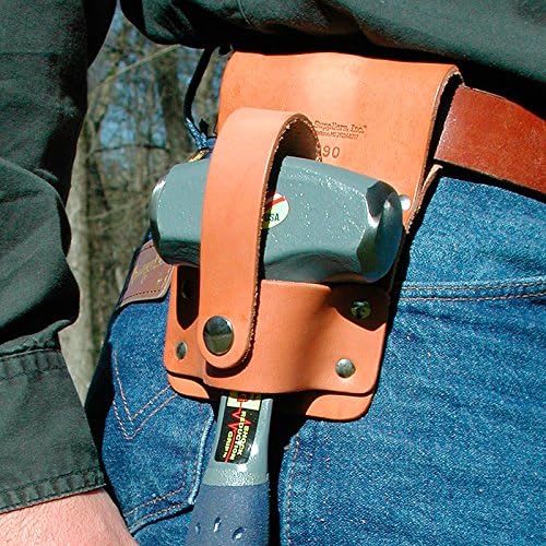 Forestry Suppliers Crack Hammer Holster – Belt-Mounted Carrier for Estwing Crack Hammers – Durable Field Tool Holder for Geology, Masonry & Forestry Use