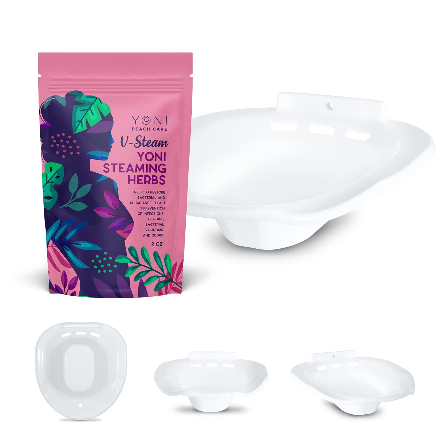 Buy Peach Care Sitz Bath Seat & Yoni Steam s Over The Toilet Vaginal