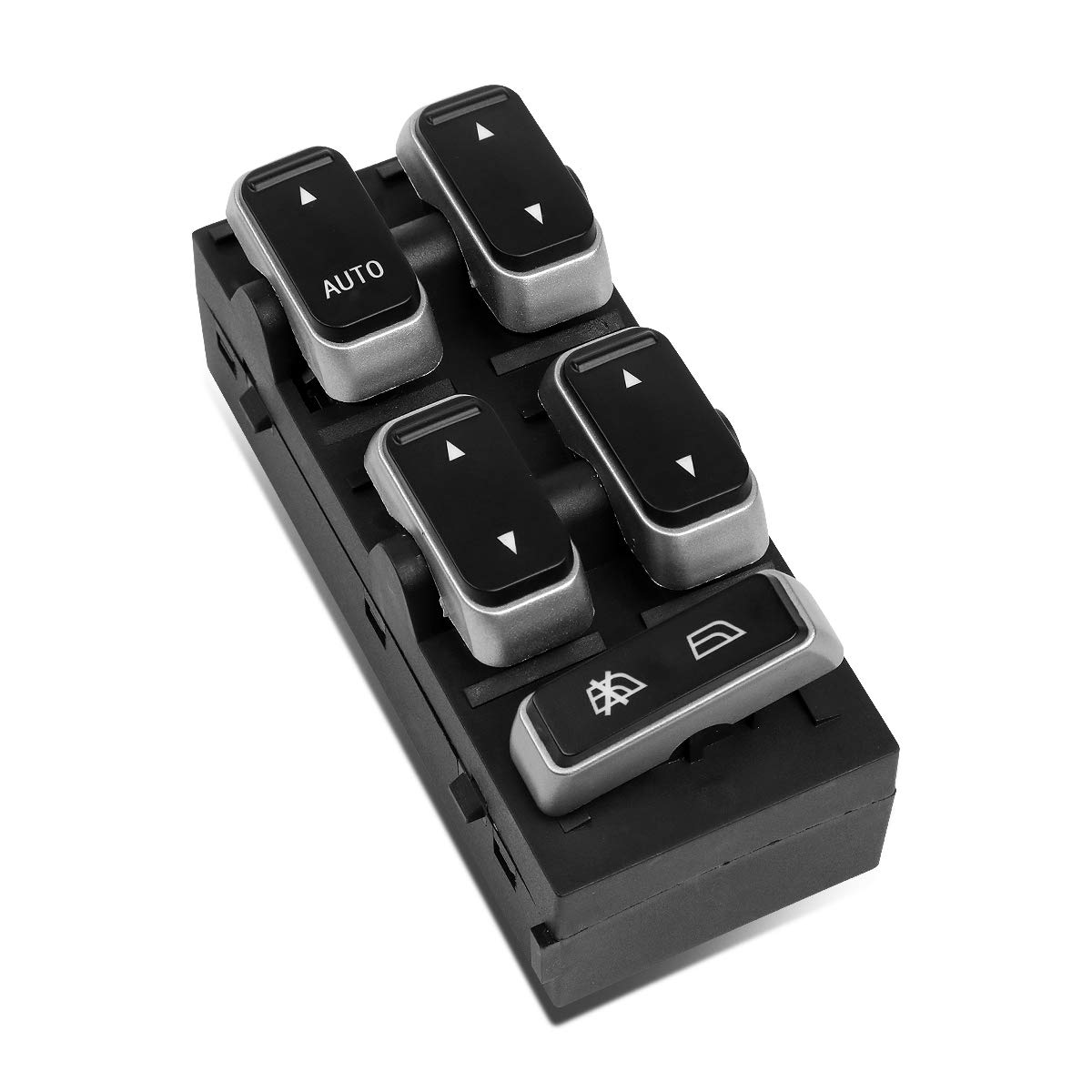 WSW-048 Factory Style Driver Side Master Power Window Lifter Switch For LINCOLN TOWN CAR 2003-2008, Black